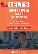 کتاب IELTS Writing Task 1 Actual Tests اکتبر 2021 تا ژانویه 2022